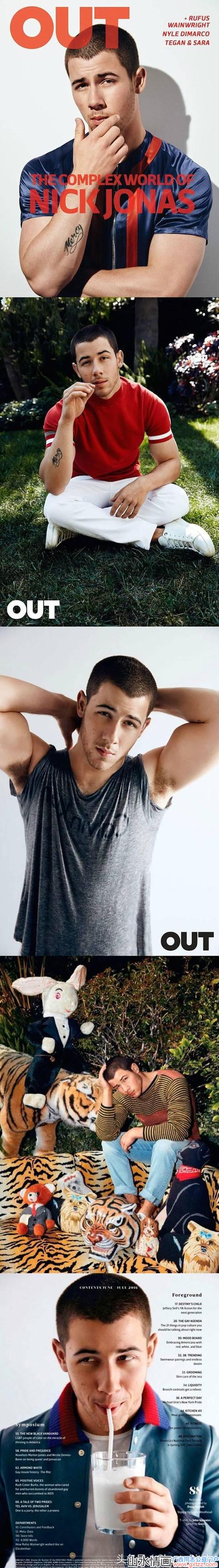 【多图鉴赏】盘点同志名人 Nick Jonas 登上过的同性恋杂志