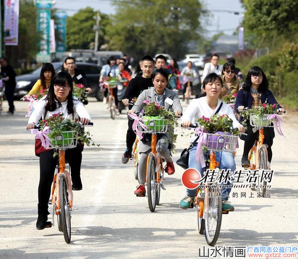 桂林叠彩花卉旅游文化艺术节昨日开幕