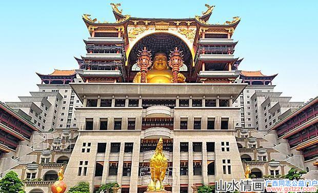 广西云天宫造价30亿 供奉600吨世界最大佛像 建造者成谜